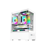 Aptech CS40 With 3 ARGB Fans Desktop Gaming Case 